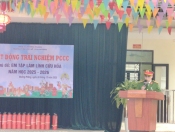 TRƯỜNG TH SỐ 1 PÁ KHOANG TỔ CHỨC HOẠT ĐỘNG TRẢI NGHIỆM: “EM TẬP LÀM LÍNH CỨU HOẢ”